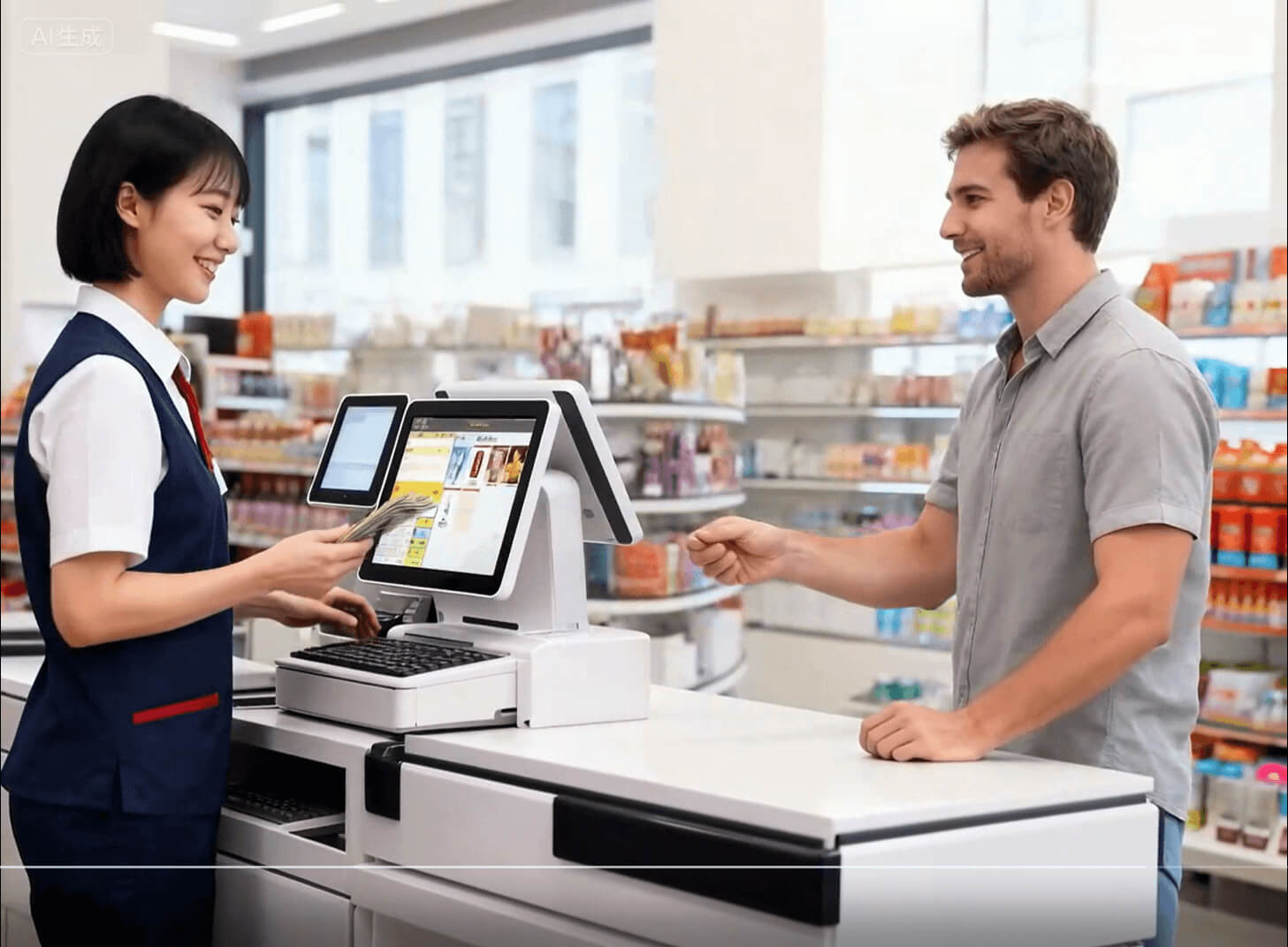 英文連鎖門店P(guān)OS收銀系統(tǒng)哪個好？尚博思智慧收銀方案，助力業(yè)績倍增